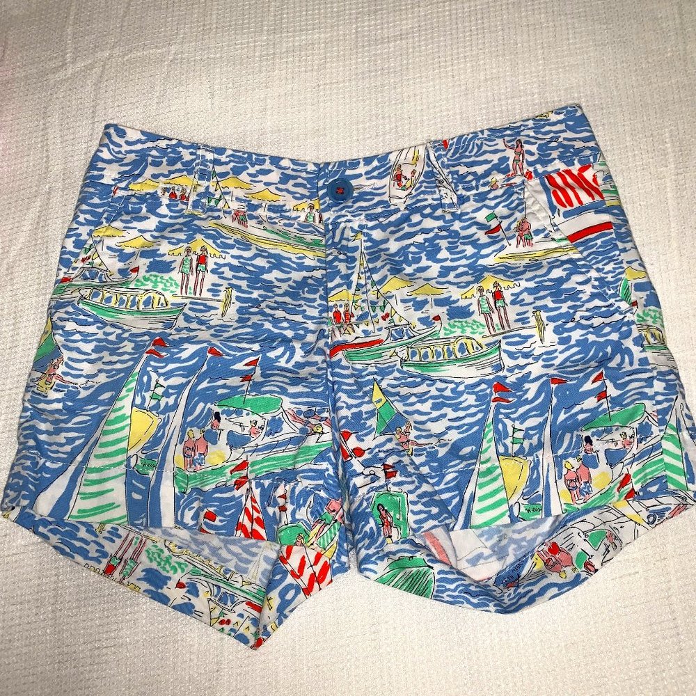 Lilly Pulitzer sailboat shorts